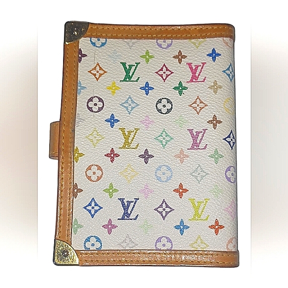 LOUIS VUITTON X MURAKAMI AUTHENTIC LEATHER AGENDA *RARE* EXCELLENT USED CONDITIO - Picture 2 of 16